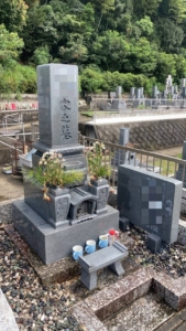 愛知県　お墓　追加彫刻　施工例