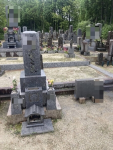 愛知県　お墓　戒名　追加彫り　施工例