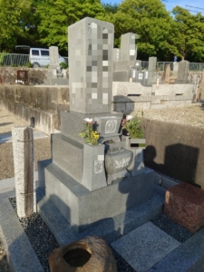 愛知県　夫婦墓　彫刻　クリーニング　施工例