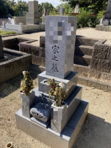愛知県　お墓　追加彫り　施工例