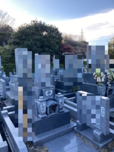 愛知県　お墓　追加彫り２名　施工例